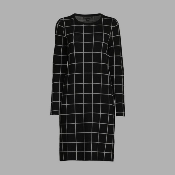 Cynthia Rowley windowpane shift dress - Picture 1 of 9